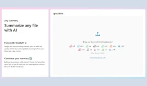AnySummary ai tool תוכנה בינה מלאכותית
