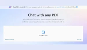 ChatPDF ai tool תוכנה בינה מלאכותית