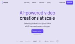 HeyGen ai tool תוכנת בינה מלאכותית ליצירת דמות וירטואלית לסרטון.
