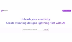 Microsoft Designer ai tool תוכנה בינה מלאכותית