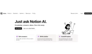 Notion ai tool תוכנה בינה מלאכותית