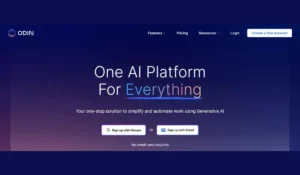 Odin AI tool תוכנה בינה מלאכותית