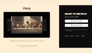 Pika ai tool תוכנה בינה מלאכותית
