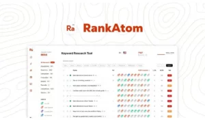 RankAtom ai tool תוכנה בינה מלאכותית
