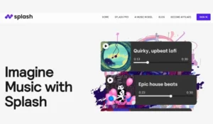 Splashmusic ai tool תוכנה בינה מלאכותית