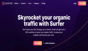 Surfer SEO היא תוכנה מבוססת בינה מלאכותית שמשמשת ככלי מחקר לקידום אתרים אורגני