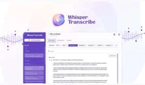 WhisperTranscribe ai tool תוכנה בינה מלאכותית