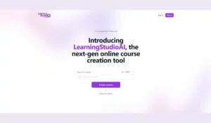 LearningStudioAI כלי בינה מלאכותית ליצירת קורסים מקוונים