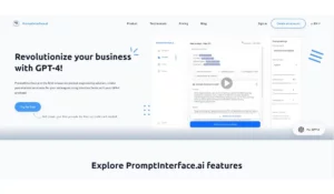 PromptInterface.ai כלי בינה מלאכותית ליצירת סוכני AI