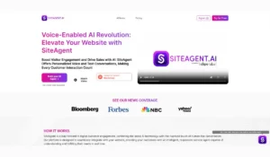 SiteAgent עוזר קולי מבוסס בינה מלאכותית למכירות